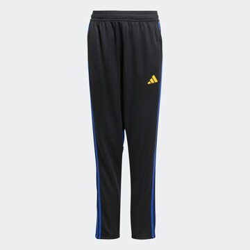 ADIDAS PERFORMANCE Tapered Sporthose 'Tiro 25 Essentials' in Blau: Vorderseite