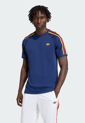T-Shirt ADIDAS ORIGINALS en bleu : devant