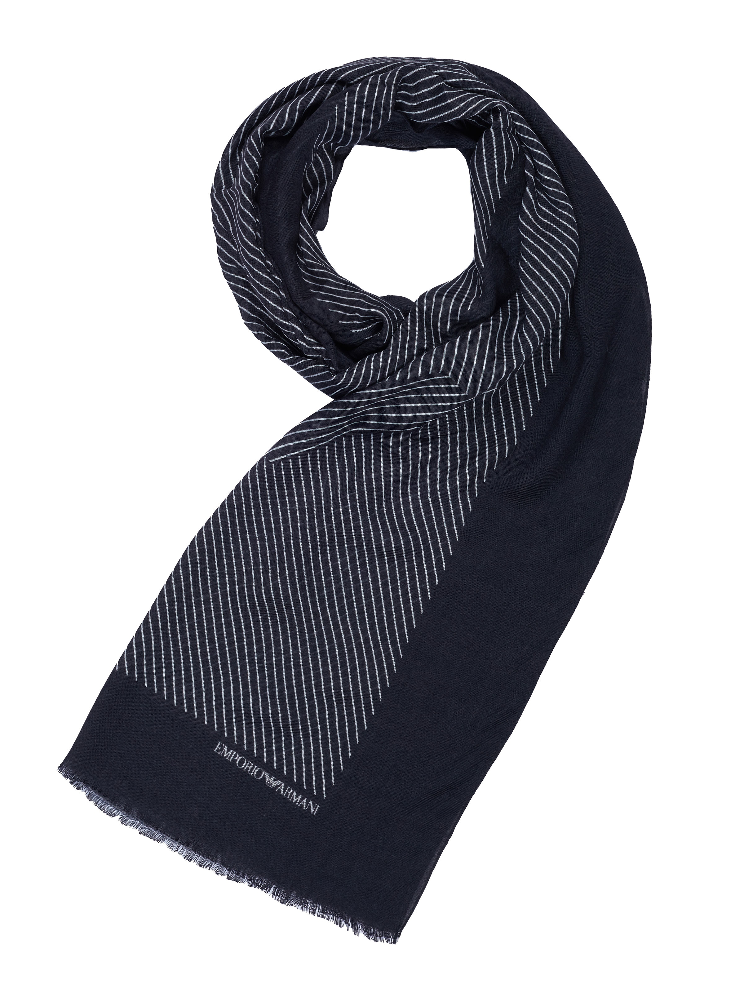 ARMANI Scarf in Black: front