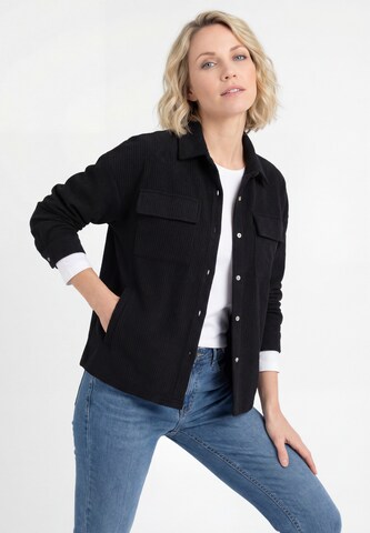 MIMO Gebreid vest in Zwart: voorkant