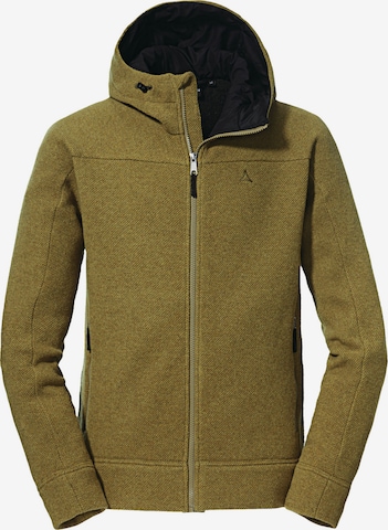 Schöffel - Casaco de velo funcional 'Lakefield' em castanho: frente