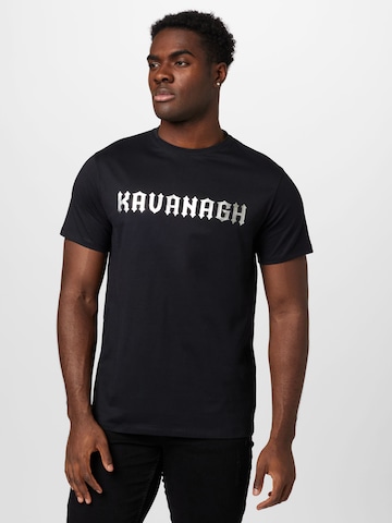 Gianni Kavanagh - Camiseta 'Black Liberation' en negro: frente