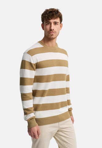 Pull-over ' INTidsel O-neck ' INDICODE JEANS en marron