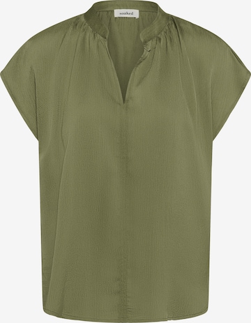 SOAKED IN LUXURY Blouse in Groen: voorkant