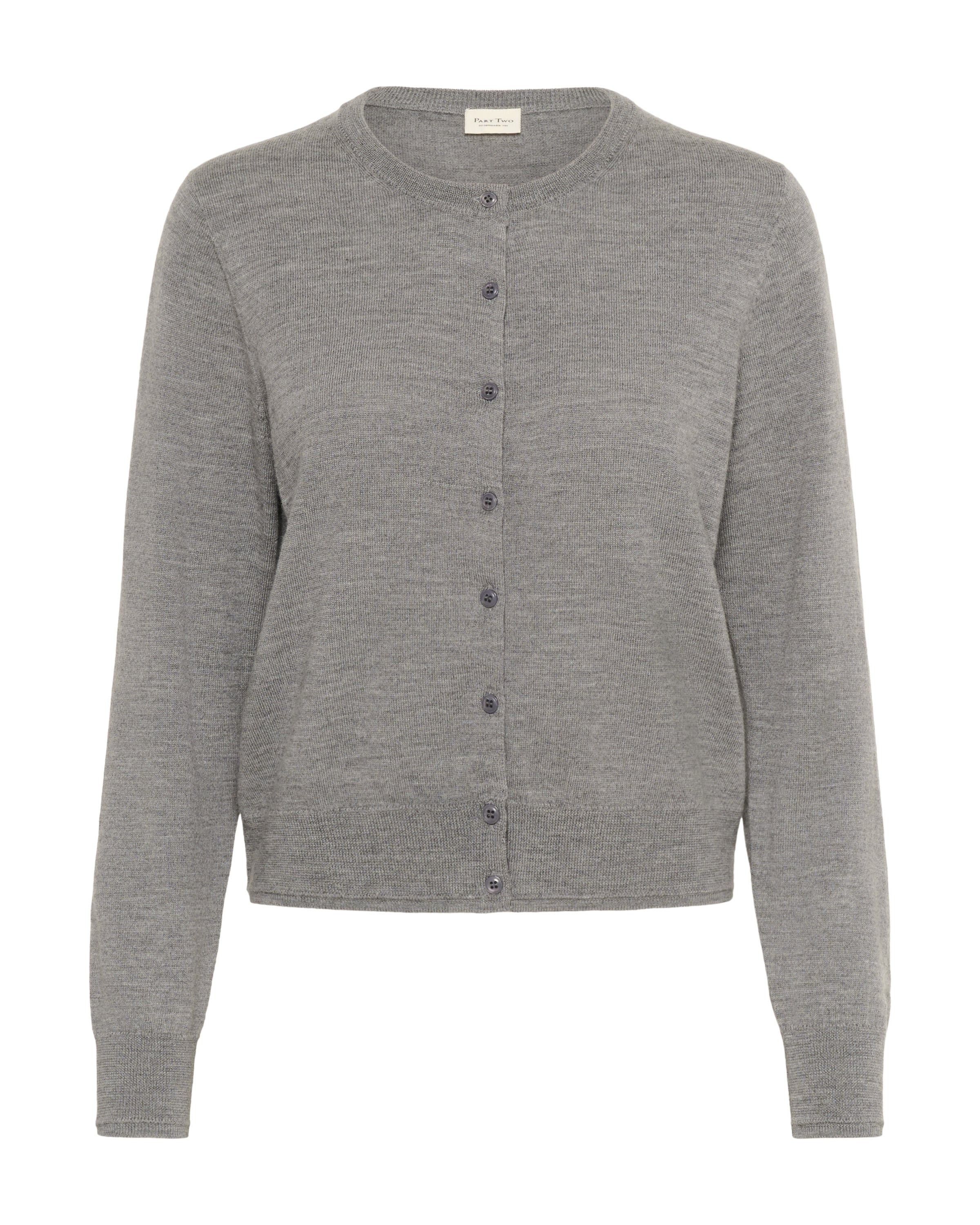 Cardigan 'Noelani' Part Two en gris : devant