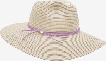 Chapeaux 'Arani' chillouts en beige : devant