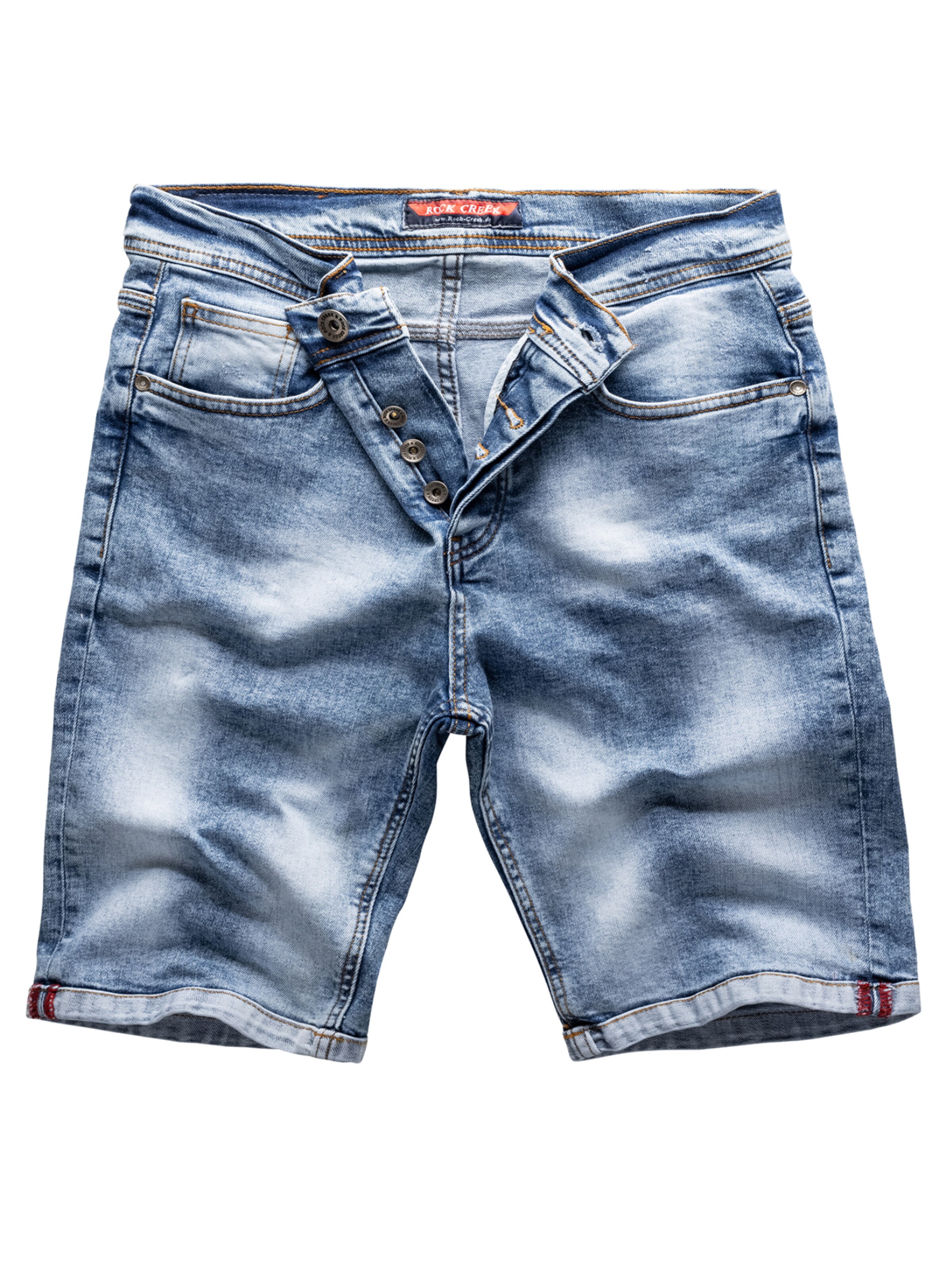 Rock Creek Regular Shorts in Blau: Vorderseite