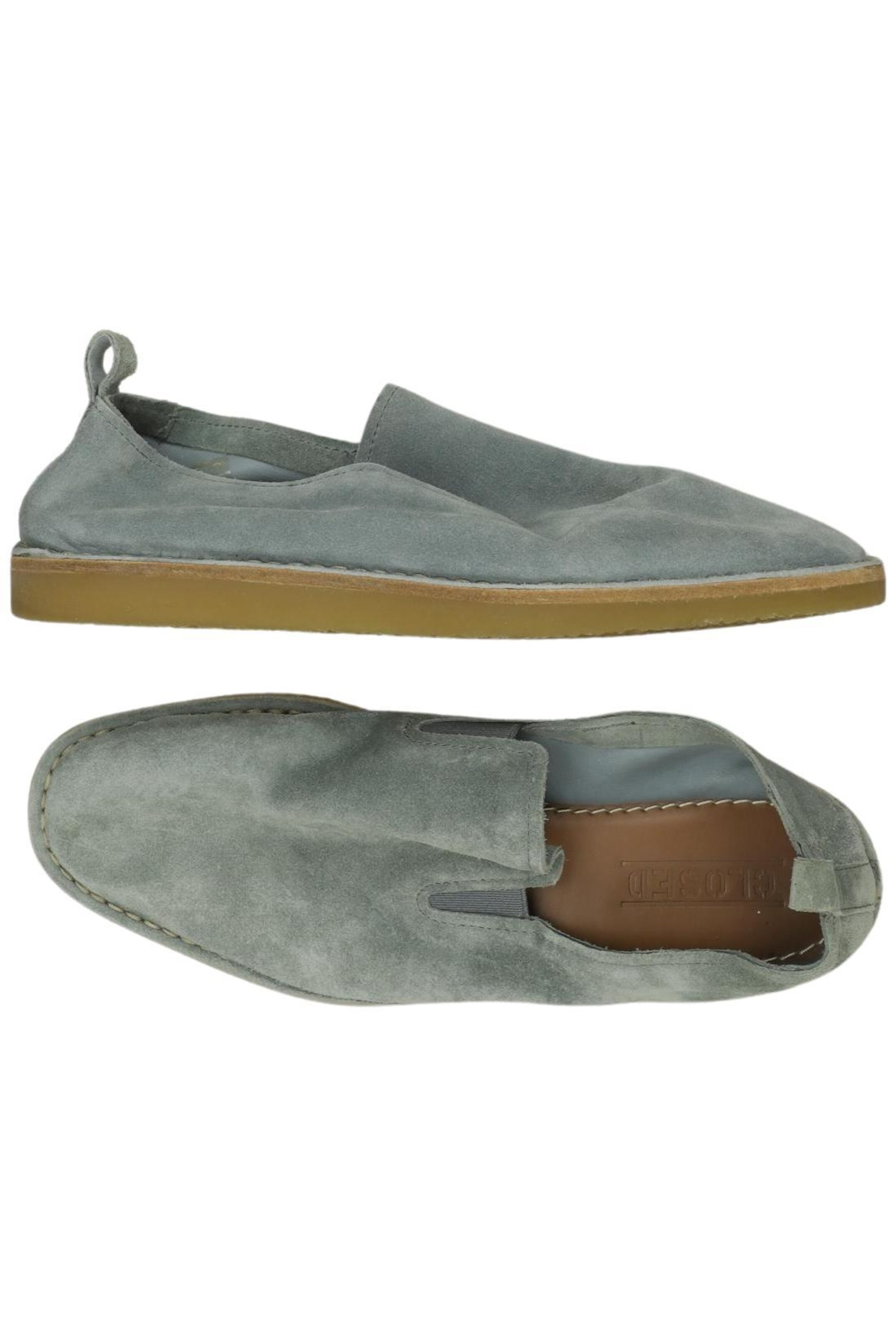 Closed Flats & Loafers in 37 in Green: front