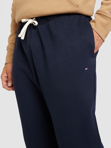 TOMMY HILFIGER Tapered Trousers 'Essential' in Blue