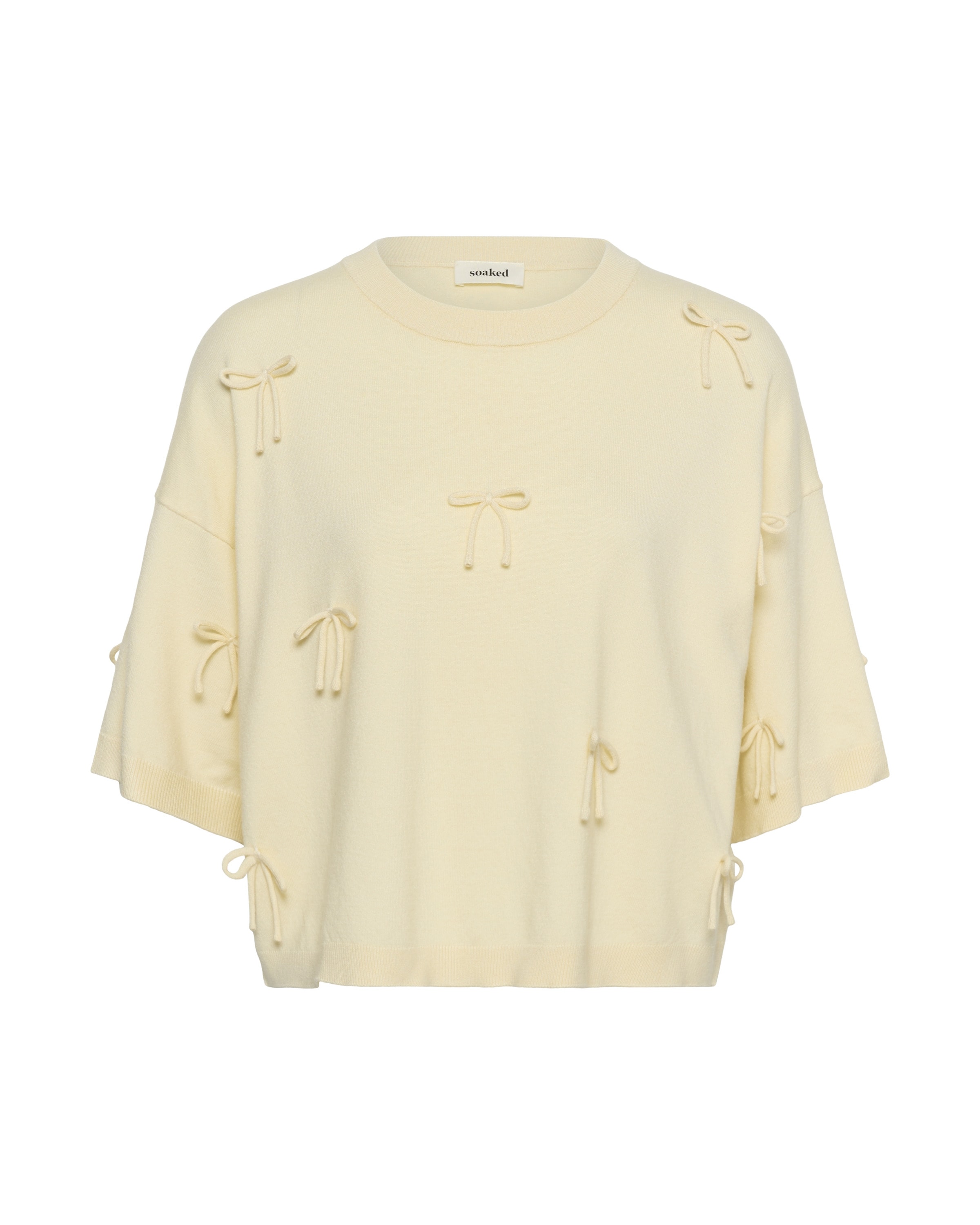 SOAKED IN LUXURY Pullover 'SLSpina' i beige: forside