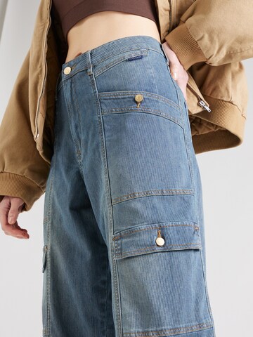 Regular Jeans cargo Summum en bleu