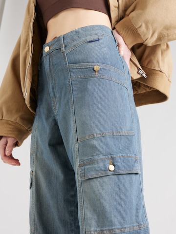 regular Jeans cargo di Summum in blu