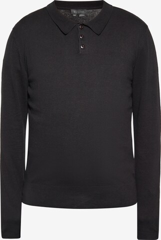 Pull-over boline en noir : devant