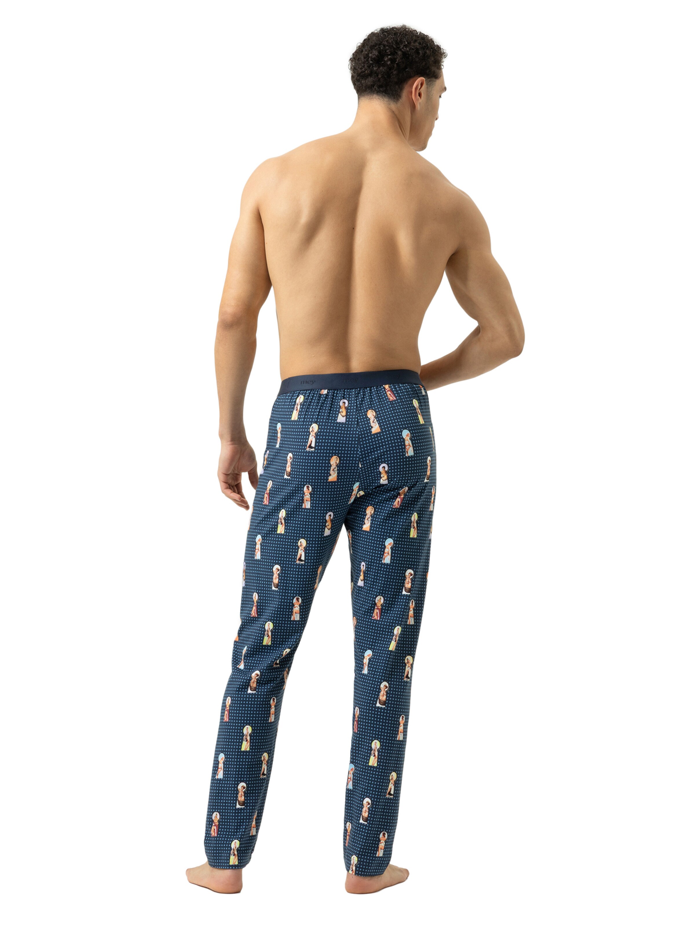 Mey Pajama pants 'Keyhole And Pin Up' in Blue