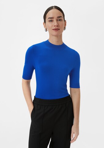 Pull-over COMMA en bleu : devant