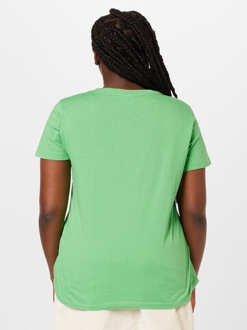 ONLY Carmakoma Shirt 'Kita' in Groen