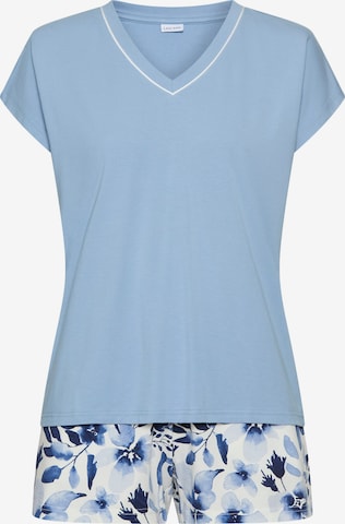 LASCANAKratke hlače za spavanje - plava boja: prednji dio