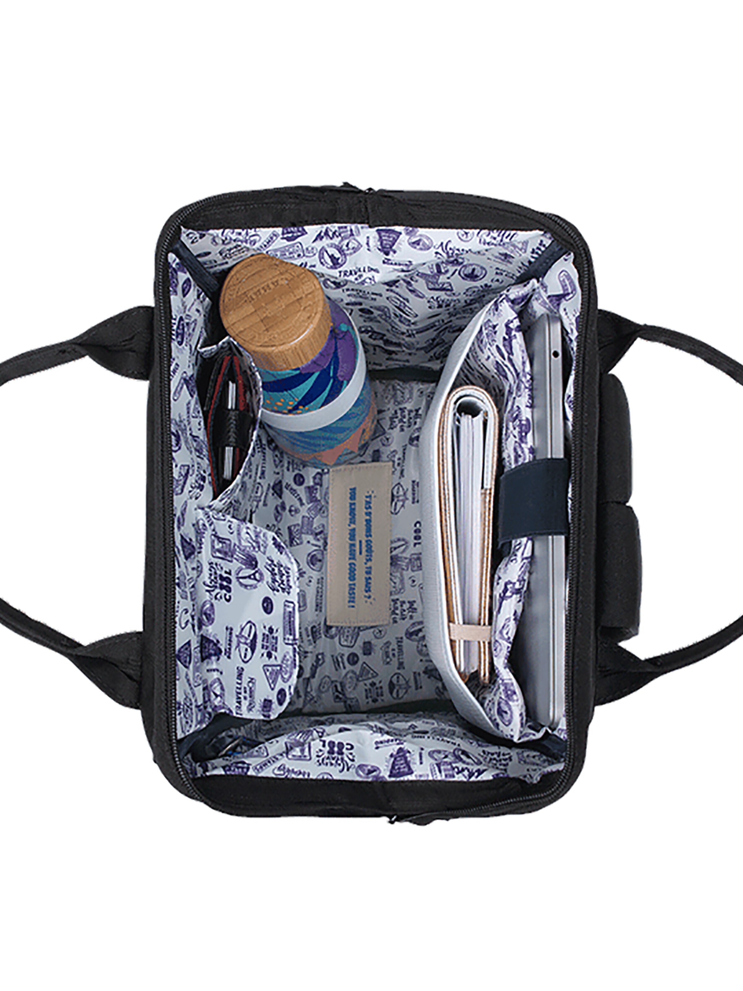 Cabaia Backpack 'Le Havre M' in Black