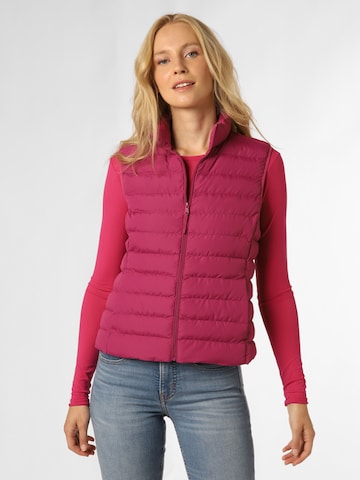 Brookshire Vest in Pink: front