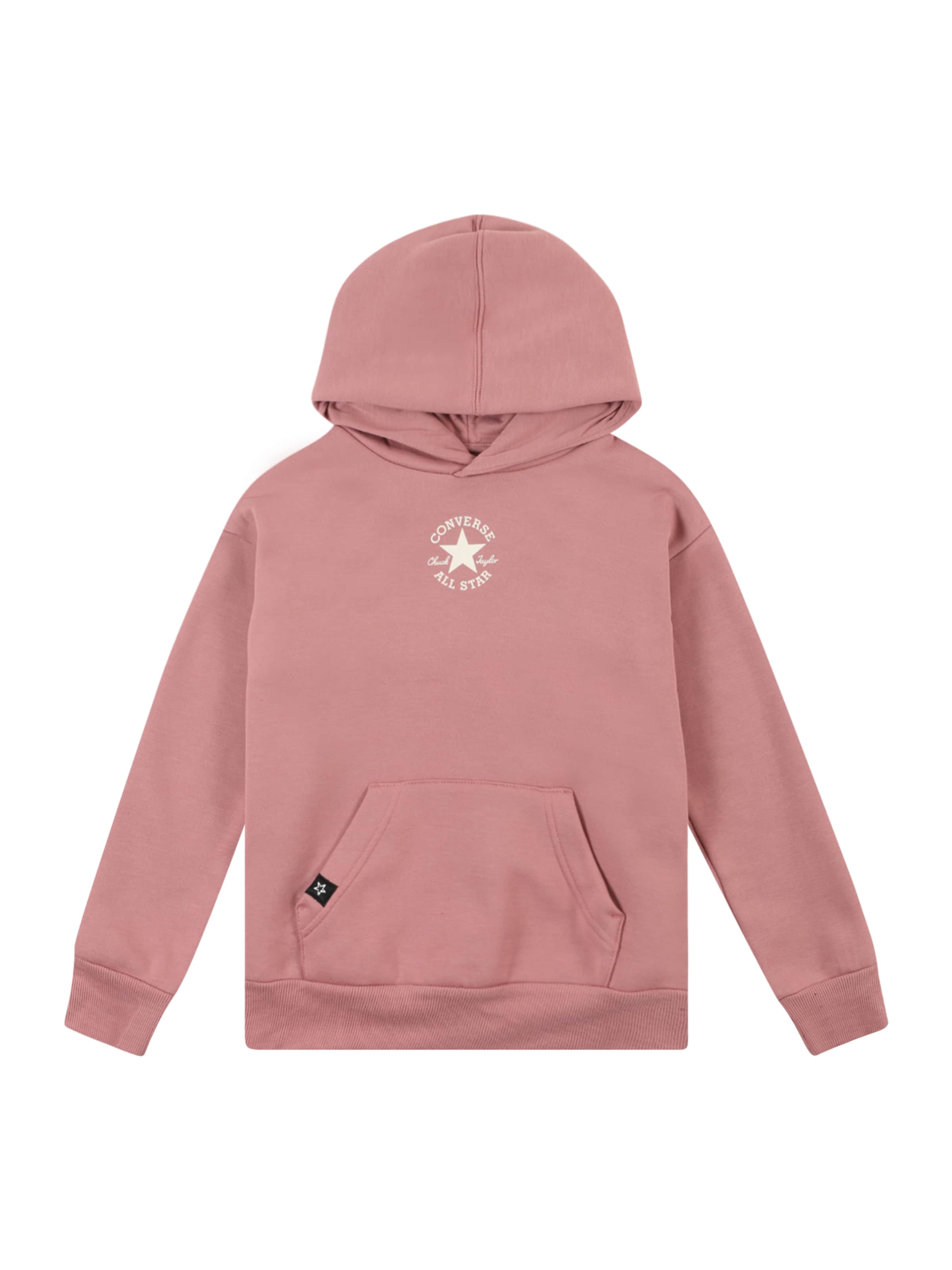 CONVERSE Mikina - Ružová: predná strana