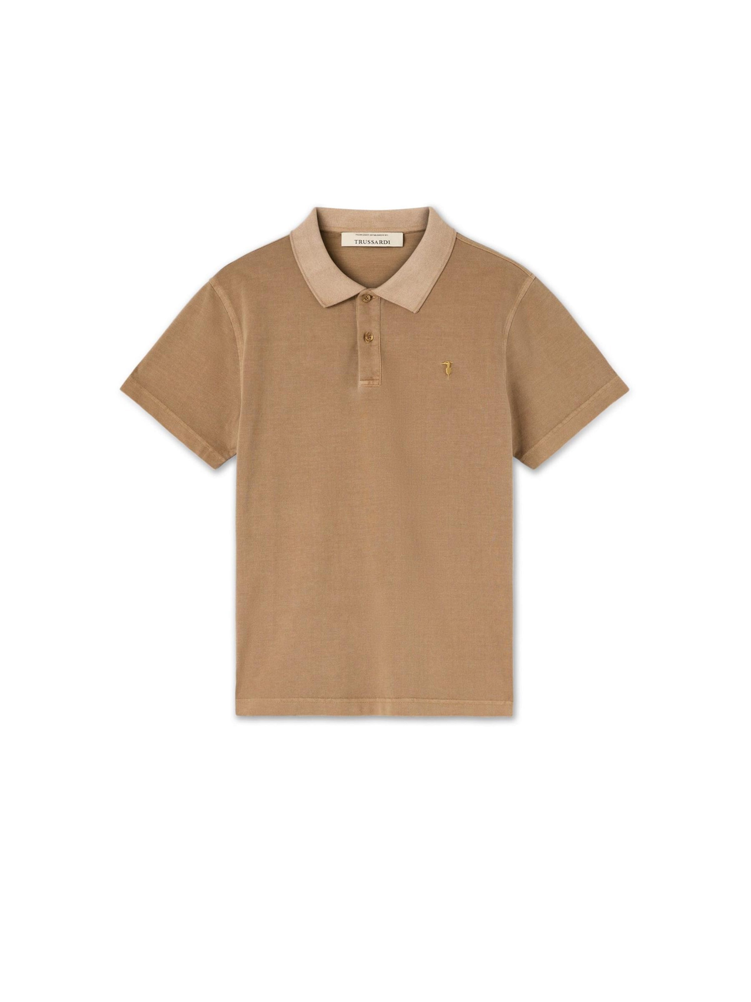 T-Shirt Trussardi en beige : devant