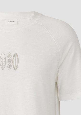 s.Oliver T-Shirt in Weiß