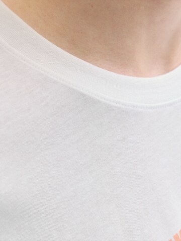 T-Shirt 'JORCASSIS SKULL' JACK & JONES en blanc