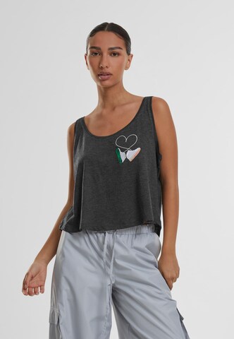 Top di Merchcode in grigio: frontale