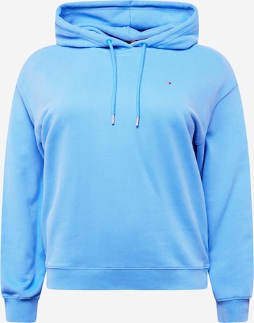 Tommy Hilfiger Curve - Sweatshirt em azul: frente