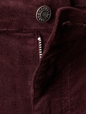 évasé Jean 'Violetav' MANGO en rouge