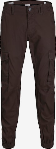 JACK & JONES Cargo Pants 'Paul' in Brown: front