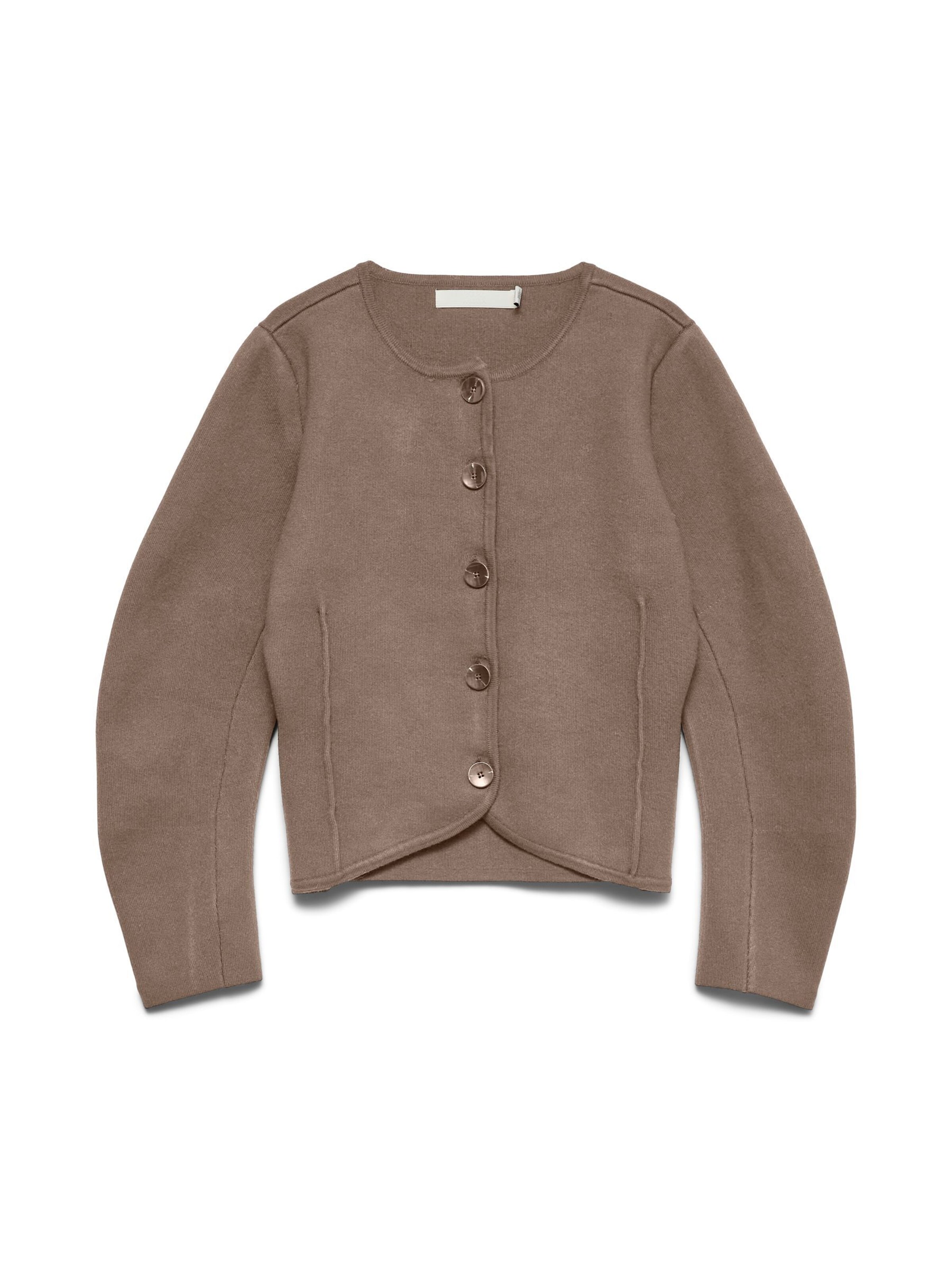 VERO MODA Knit cardigan 'BERGAMO' in XS in Brown, Item view