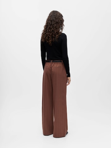 OBJECT Wide Leg Hose 'LISA' in Braun
