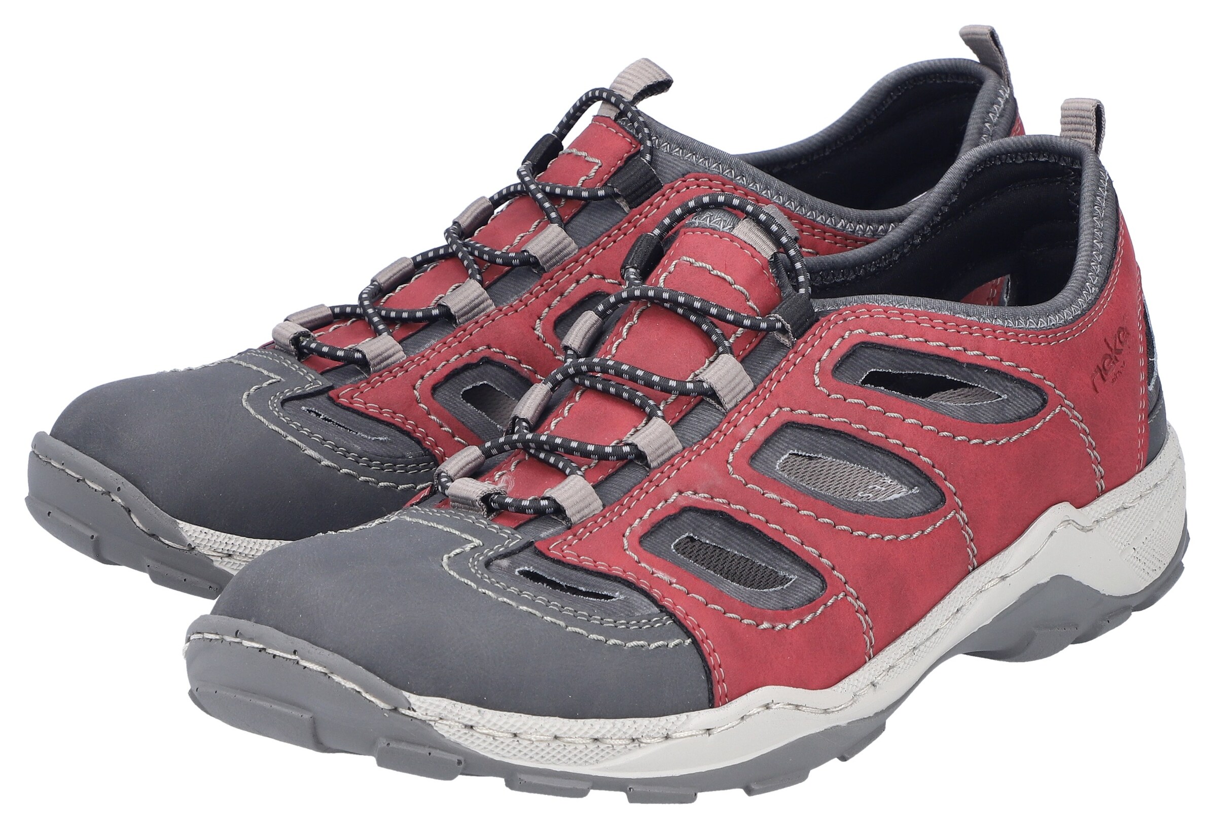 Chaussure de sport à lacets 'Oilybuk' Rieker en gris