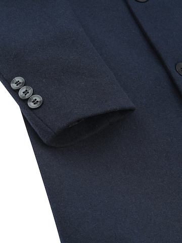 ALLTHEMEN Winter Coat 'Mantelruhe-1' in Blue
