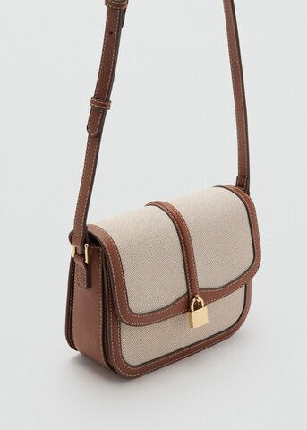 MANGO Umhängetasche 'Bilmac' in Braun