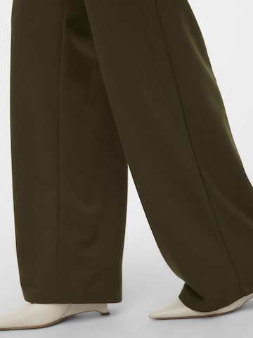 VERO MODA Wide leg Broek in Groen