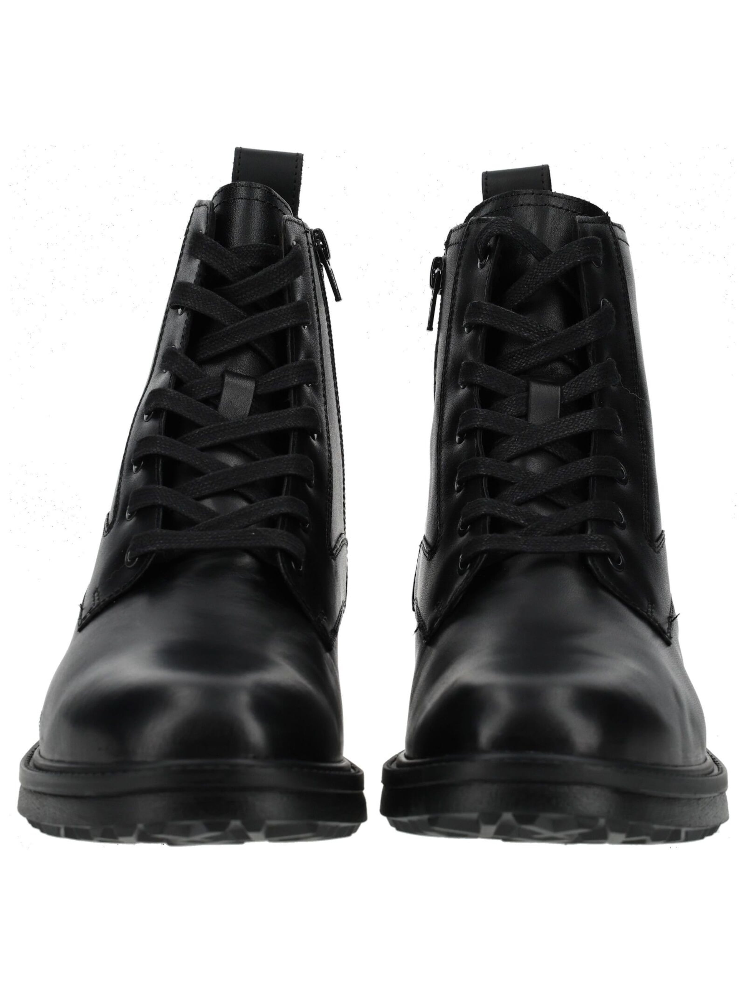 GEOX Schnürboots in Schwarz