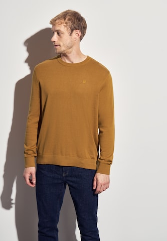 Street One MEN Sweater in Yellow: front