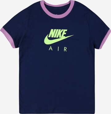 Tricou de la Nike Sportswear pe albastru: față