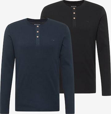 T-Shirt MUSTANG en mélange de couleurs : devant