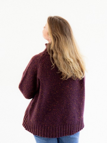 KOPYTO Oversizepullover 'TAJRA' in Rot