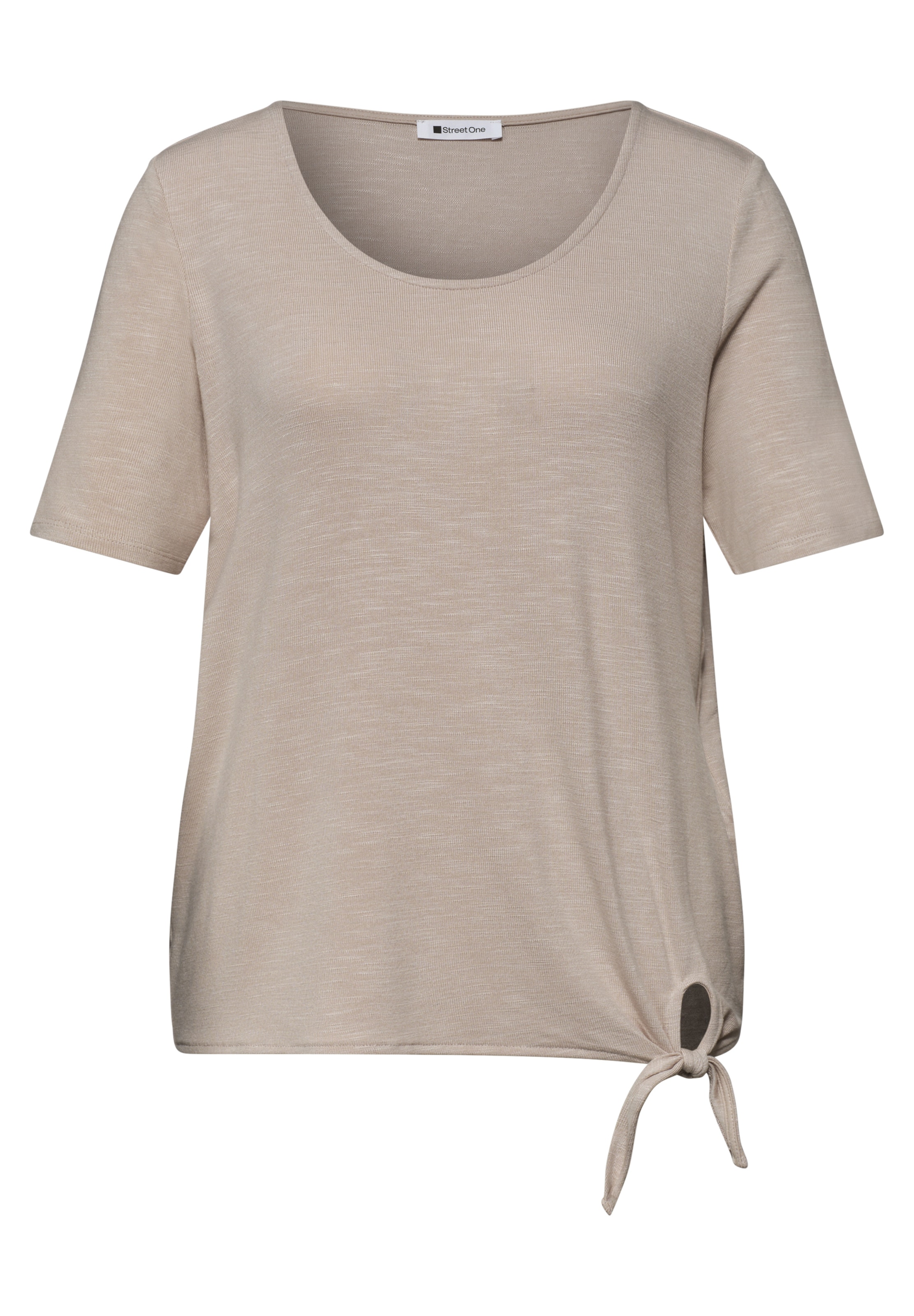 STREET ONE Shirt in Beige: Vorderseite