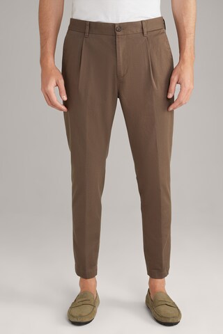 JOOP! Regular Chino Pants in Brown: front