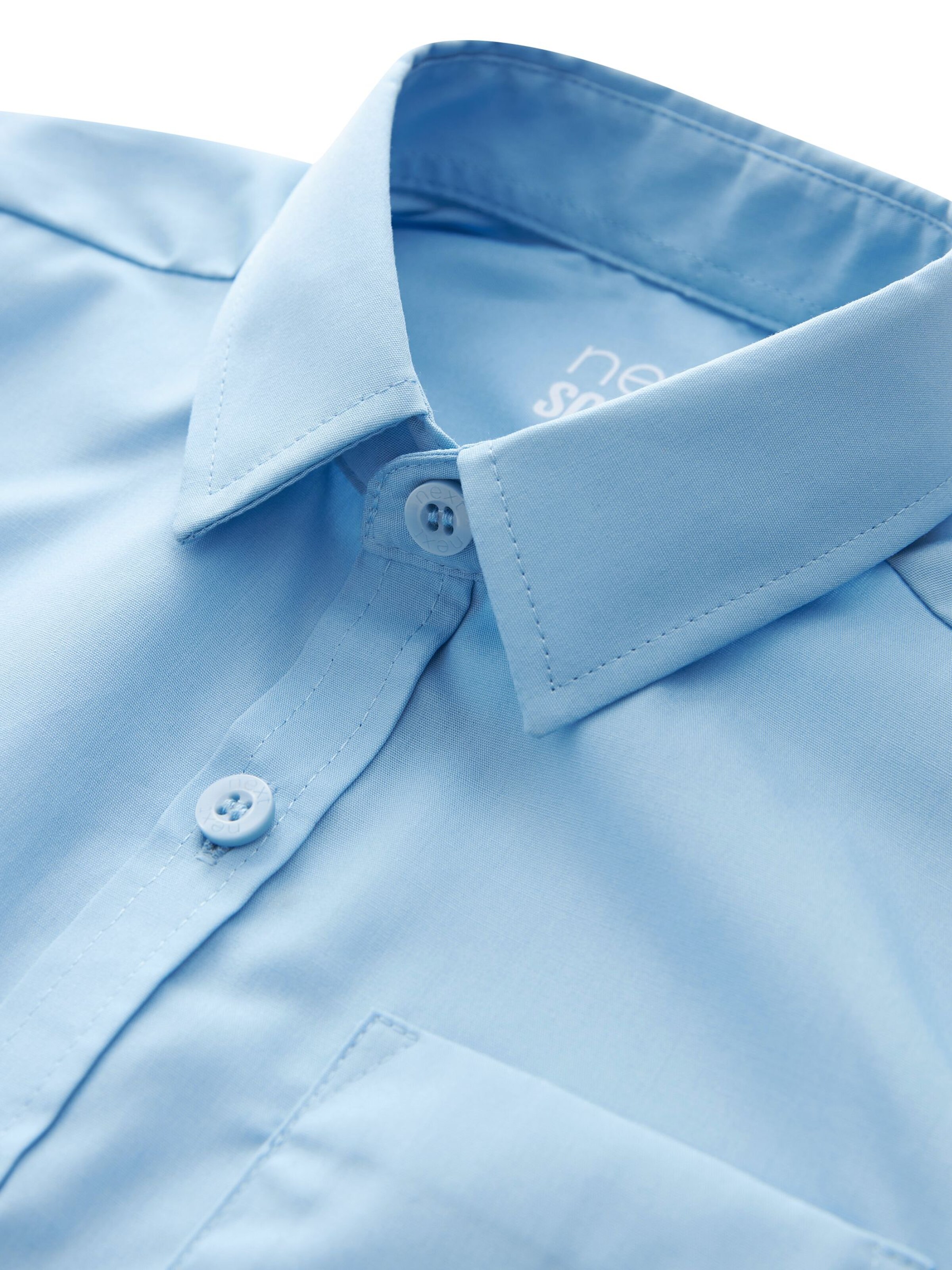 Next Regular fit Button up shirt in Blue