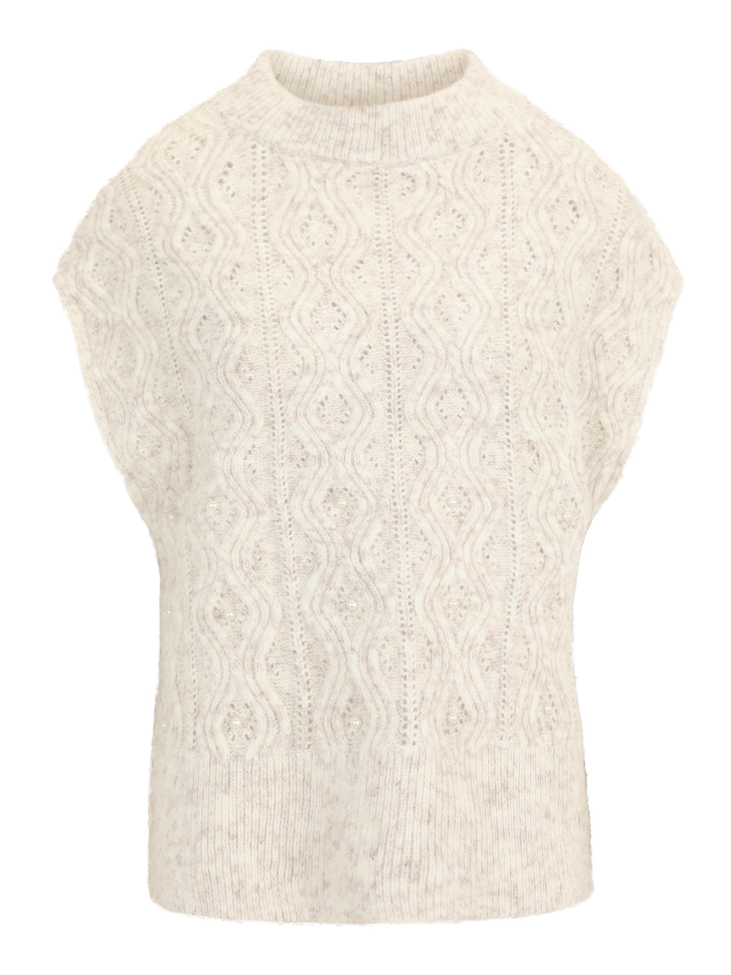 Pull-over &#x27;PCJOVIE&#x27; PIECES en beige : devant