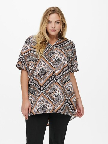 ONLY Carmakoma Blouse in Gemengde kleuren: voorkant