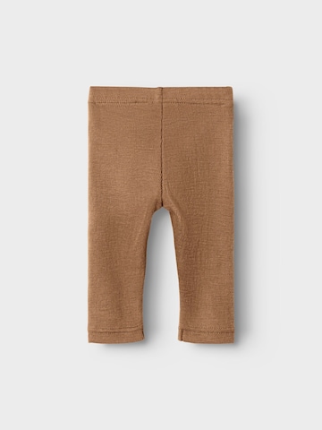 NAME IT regular Leggings i brun