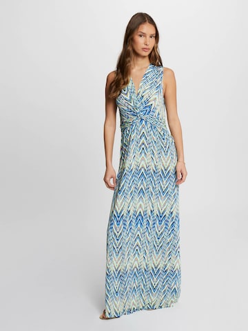 Morgan Καλοκαιρινό φόρεμα σε μπλε: μπροστά
