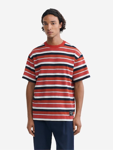Thinking MU T-shirt 'Aaron' in Rot: Vorderseite